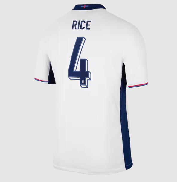 (image for) RICE #4 England Home Jersey Euro 2024